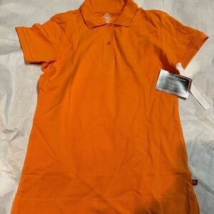 Dickies Orange Polo Shirt Classic Short Sleeve